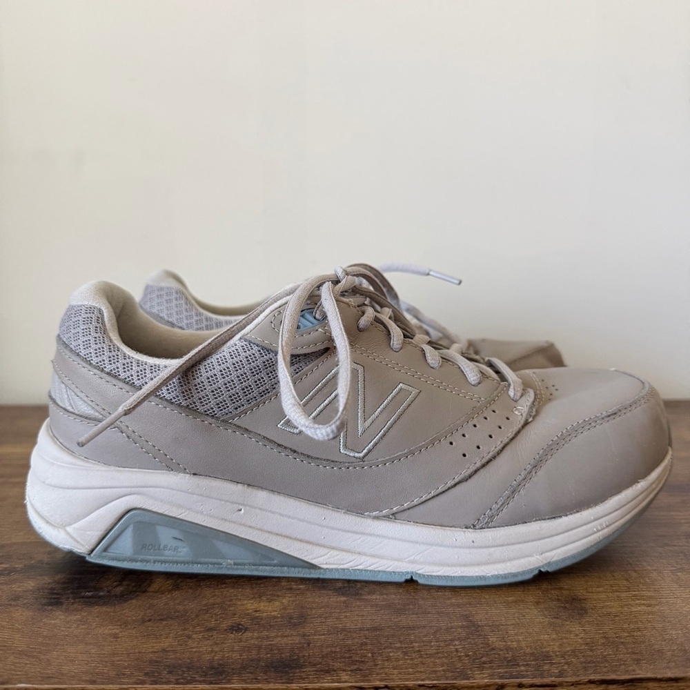 New Balance 928v3 Women’s Walking Shoes Grey Leather Size 9 Sneakers WW928GR3